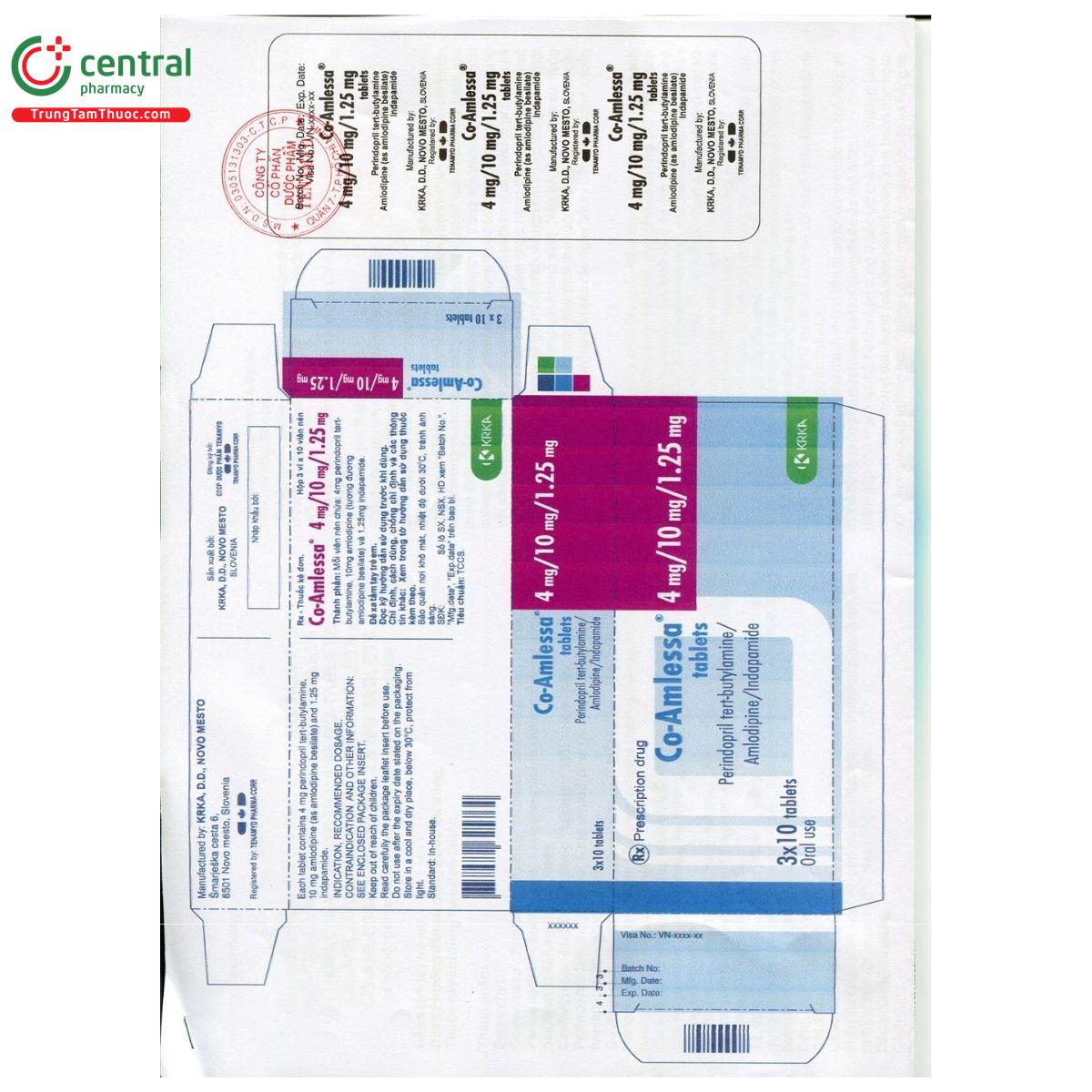 thuoc co amlessa 4mg 10mg 1 25mg tablets 2 O5574 thuoc co amlessa 4mg 10mg 1 25mg tablets 2 O5574