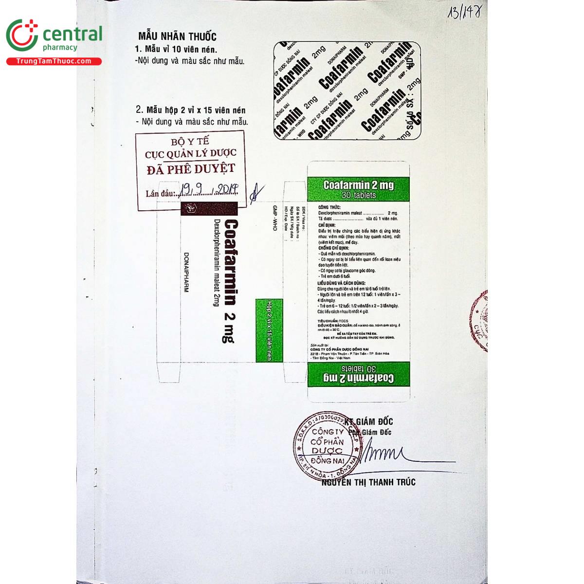 Coafarmin 2mg Coafarmin 2mg