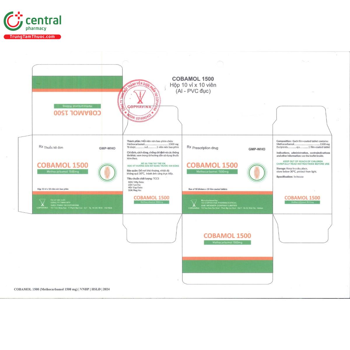thuoc cobamol 1500mg 5 Q6616