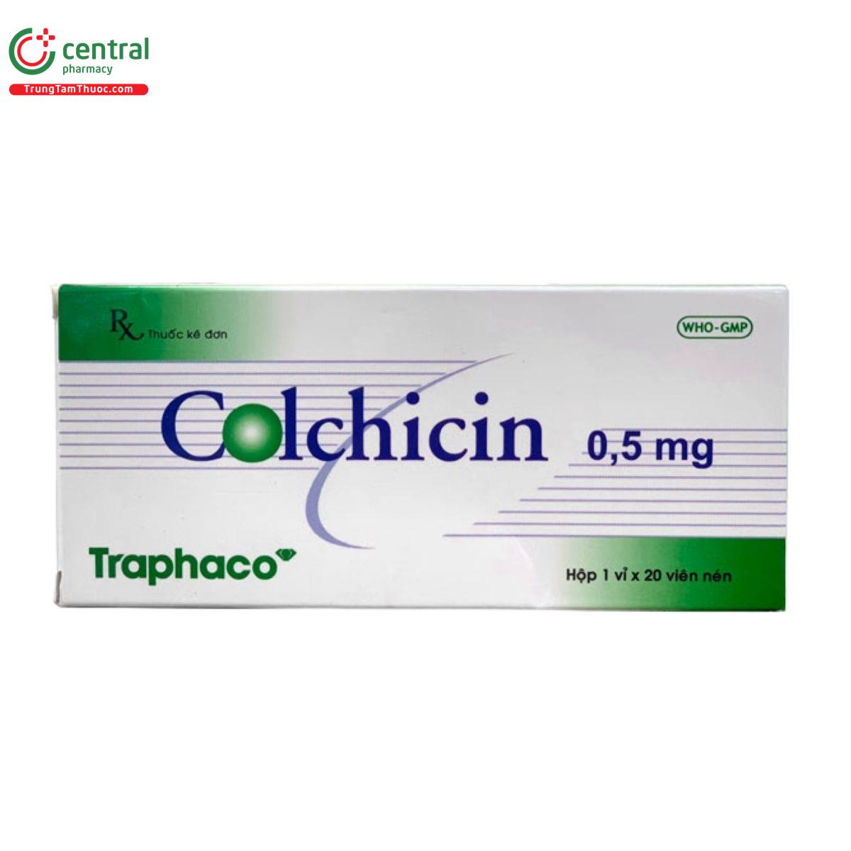 thuoc colchicin 0 5mg traphaco 1 L4474 thuoc colchicin 0 5mg traphaco 1 L4474