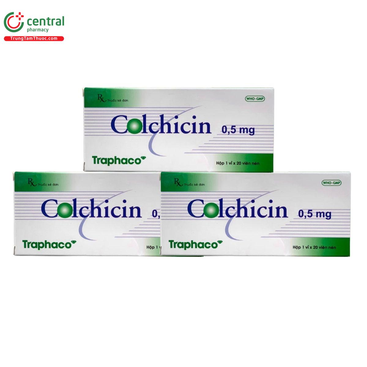 thuoc colchicin 0 5mg traphaco 3 U8672 thuoc colchicin 0 5mg traphaco 3 U8672