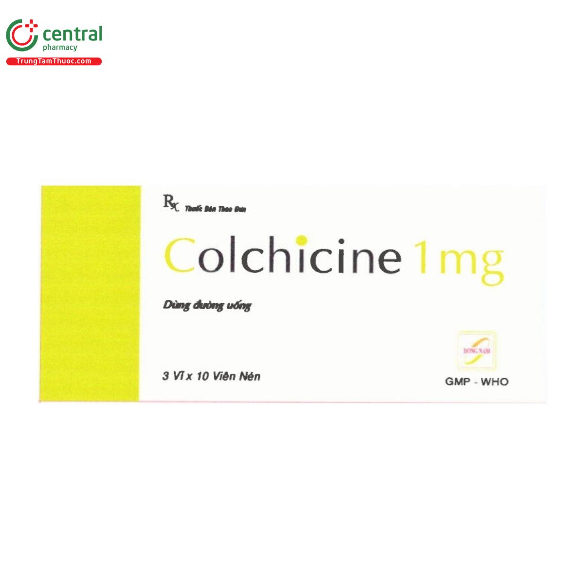 thuoc colchicin 1mg dong nam pharma 1 L4344 thuoc colchicin 1mg dong nam pharma 1 L4344