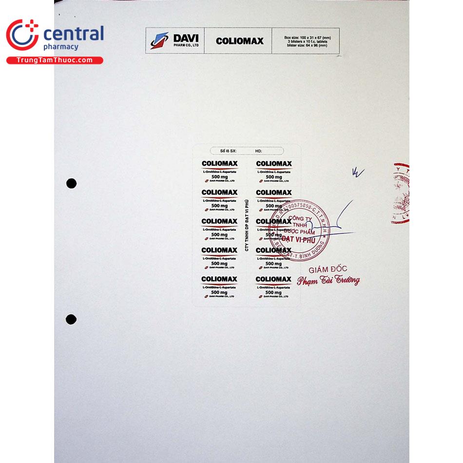 thuoc coliomax 10 C1612