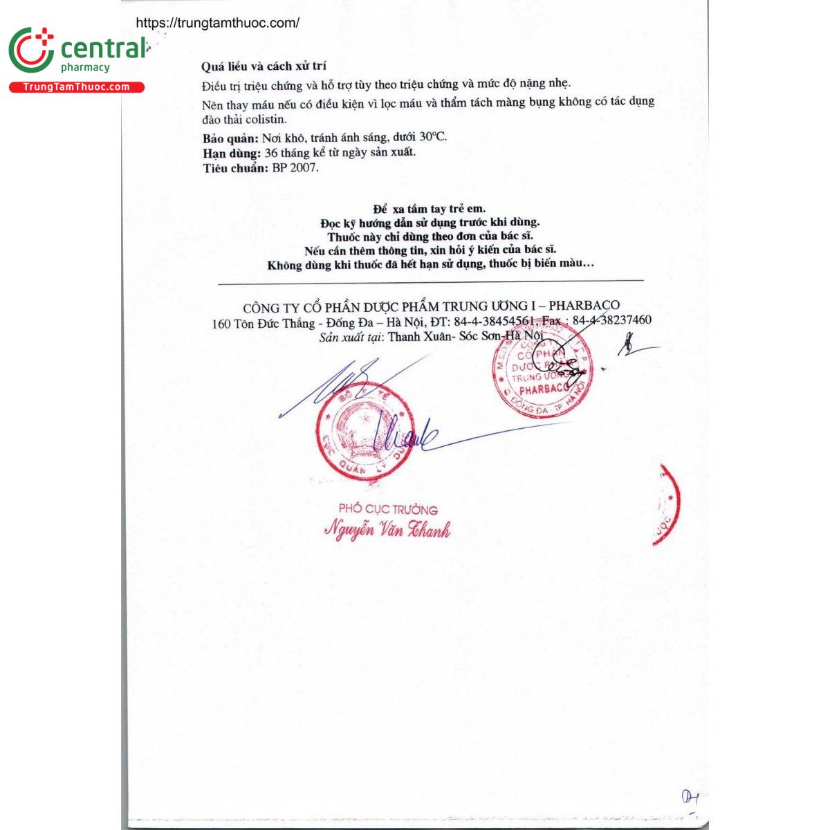 thuoc colistin 2miu pharbaco 6 N5828