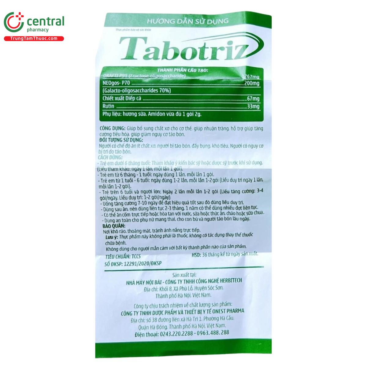 thuoc com tabotriz hdsd E1105