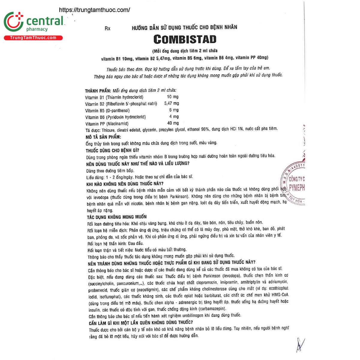 thuoc combistad 8 E1750 thuoc combistad 8 E1750