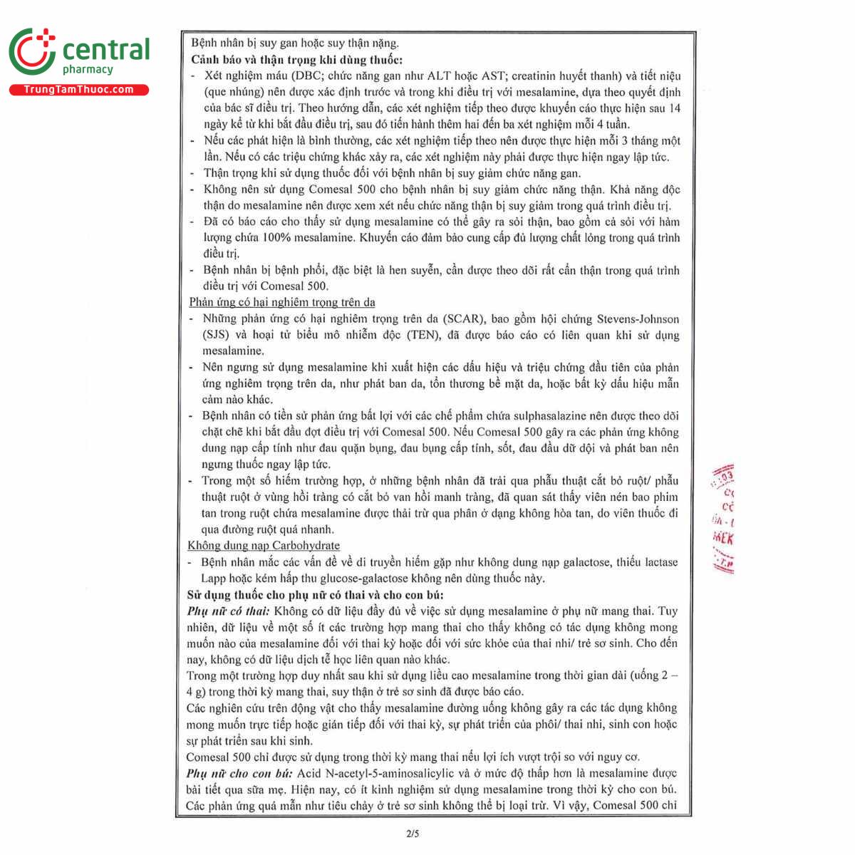 thuoc comesal 500mg 5 O6273