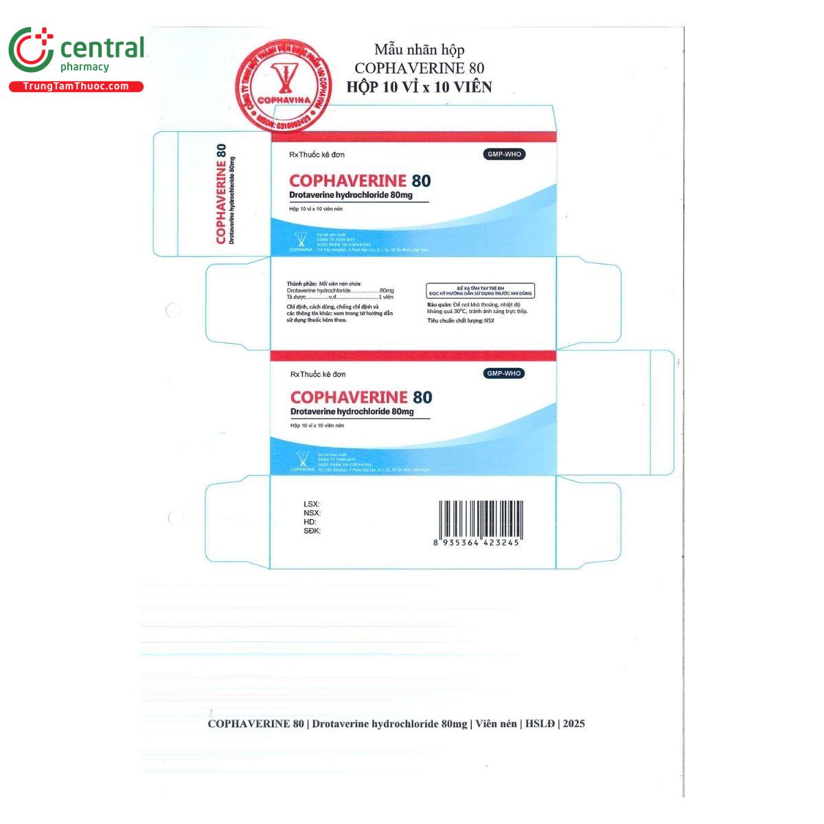 thuoc cophaverine 80 2 L4440 thuoc cophaverine 80 2 L4440
