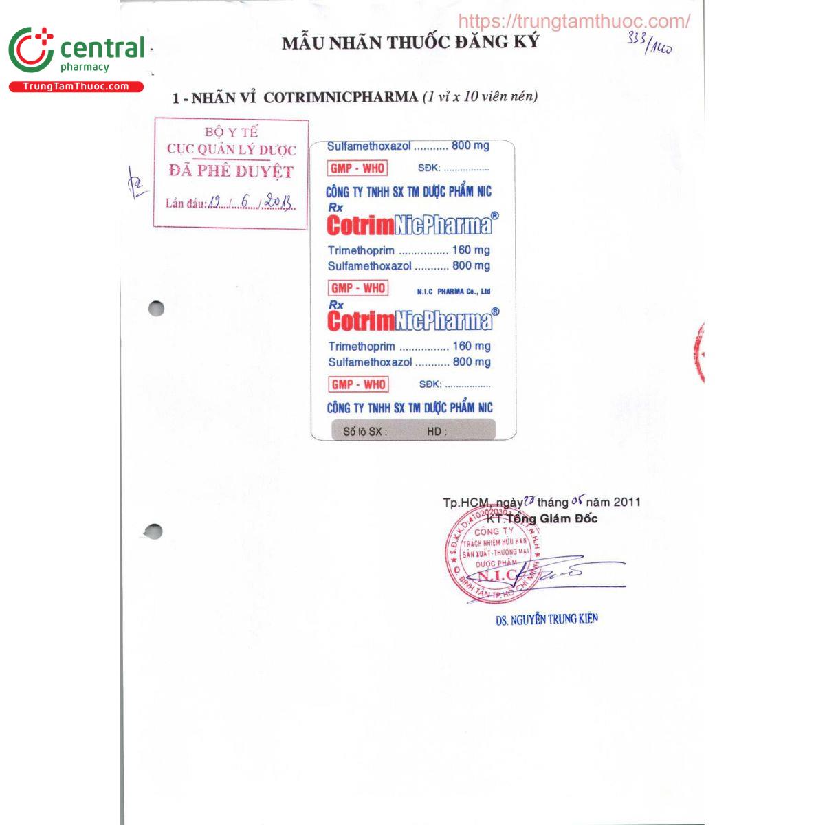 thuoc cotrimnicpharma 800mg 160mg 3 I3728 thuoc cotrimnicpharma 800mg 160mg 3 I3728