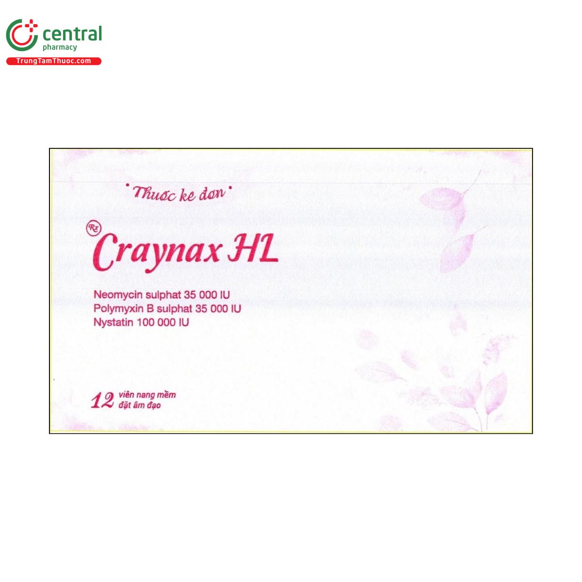 thuoc craynax hl 1 N5528 thuoc craynax hl 1 N5528