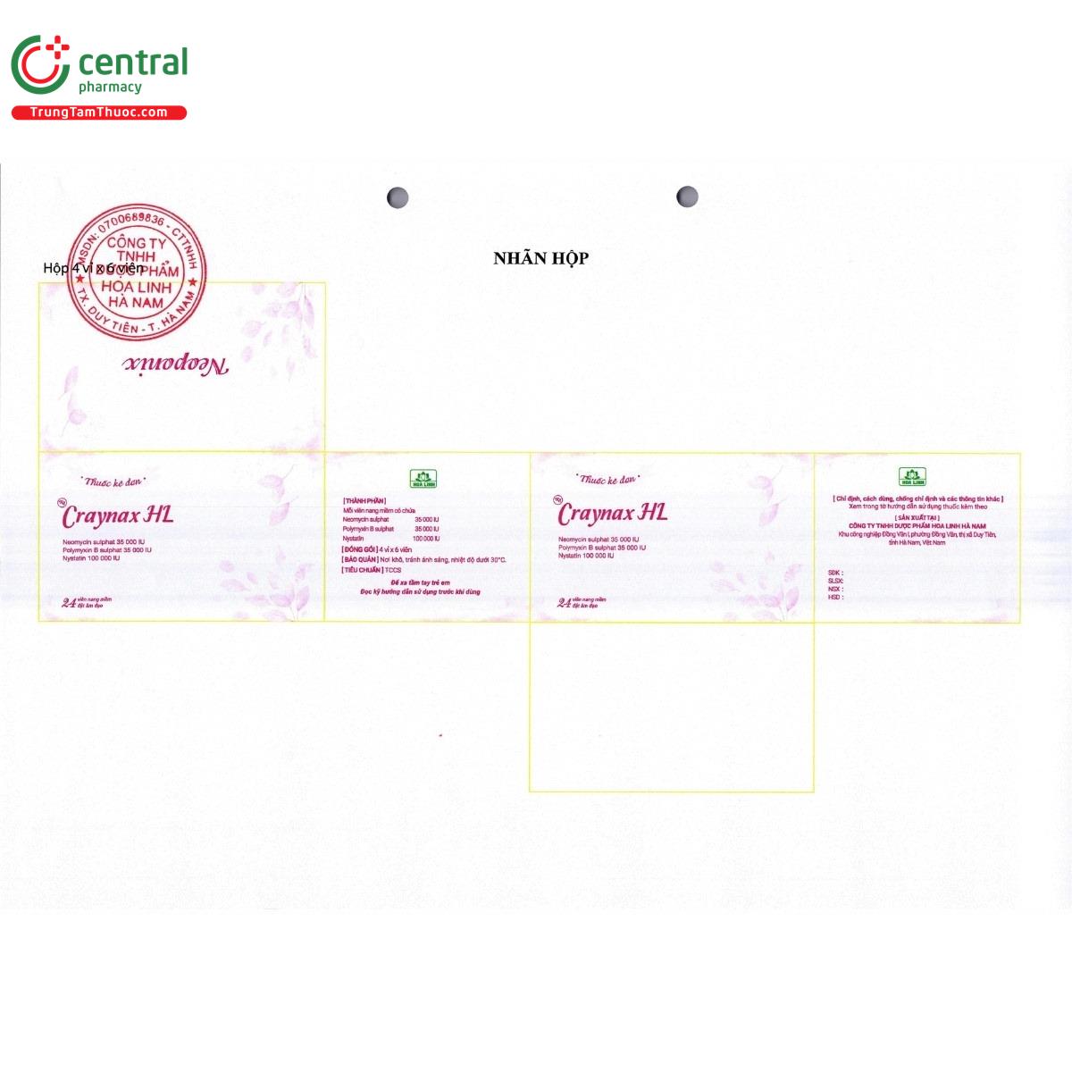 thuoc craynax hl 3 V8255 thuoc craynax hl 3 V8255