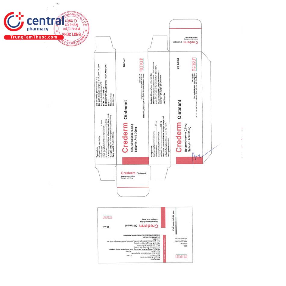thuoc crederm ointment 3 O6684