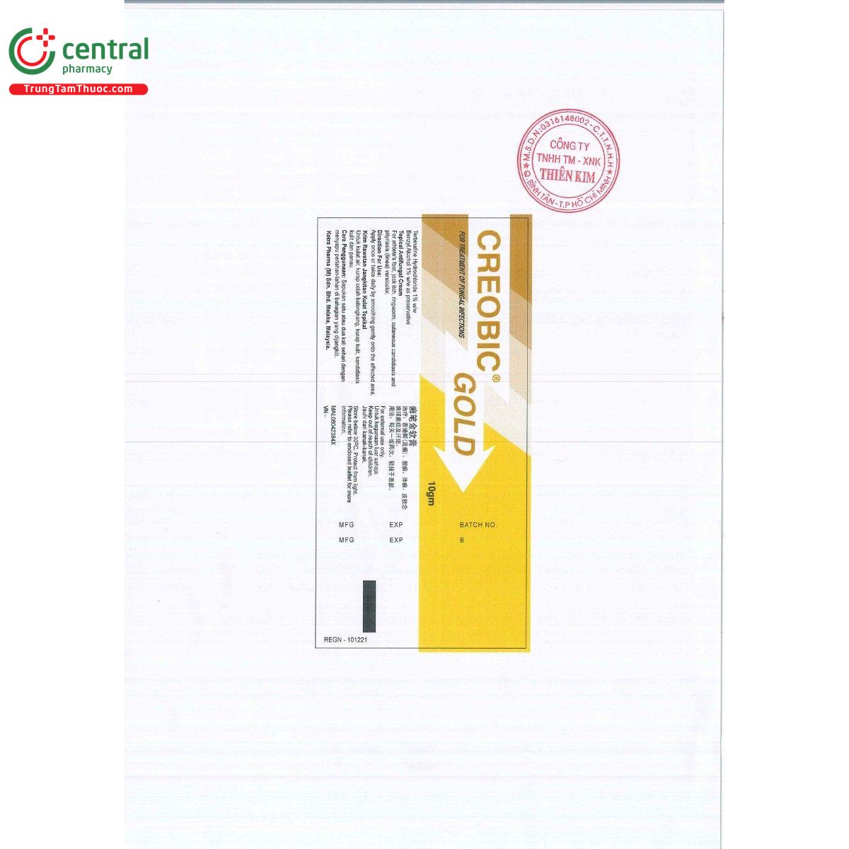 thuoc creobic gold cream 1 w w 4 U8756 thuoc creobic gold cream 1 w w 4 U8756