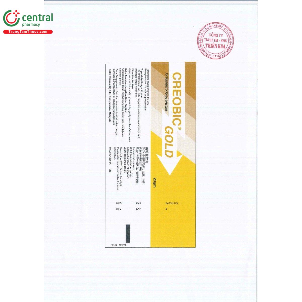 thuoc creobic gold cream 1 w w 7 E1010 thuoc creobic gold cream 1 w w 7 E1010