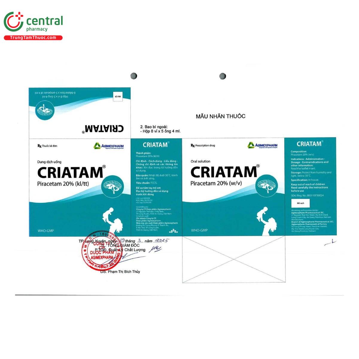 thuoc criatam 20 7 P6883 thuoc criatam 20 7 P6883