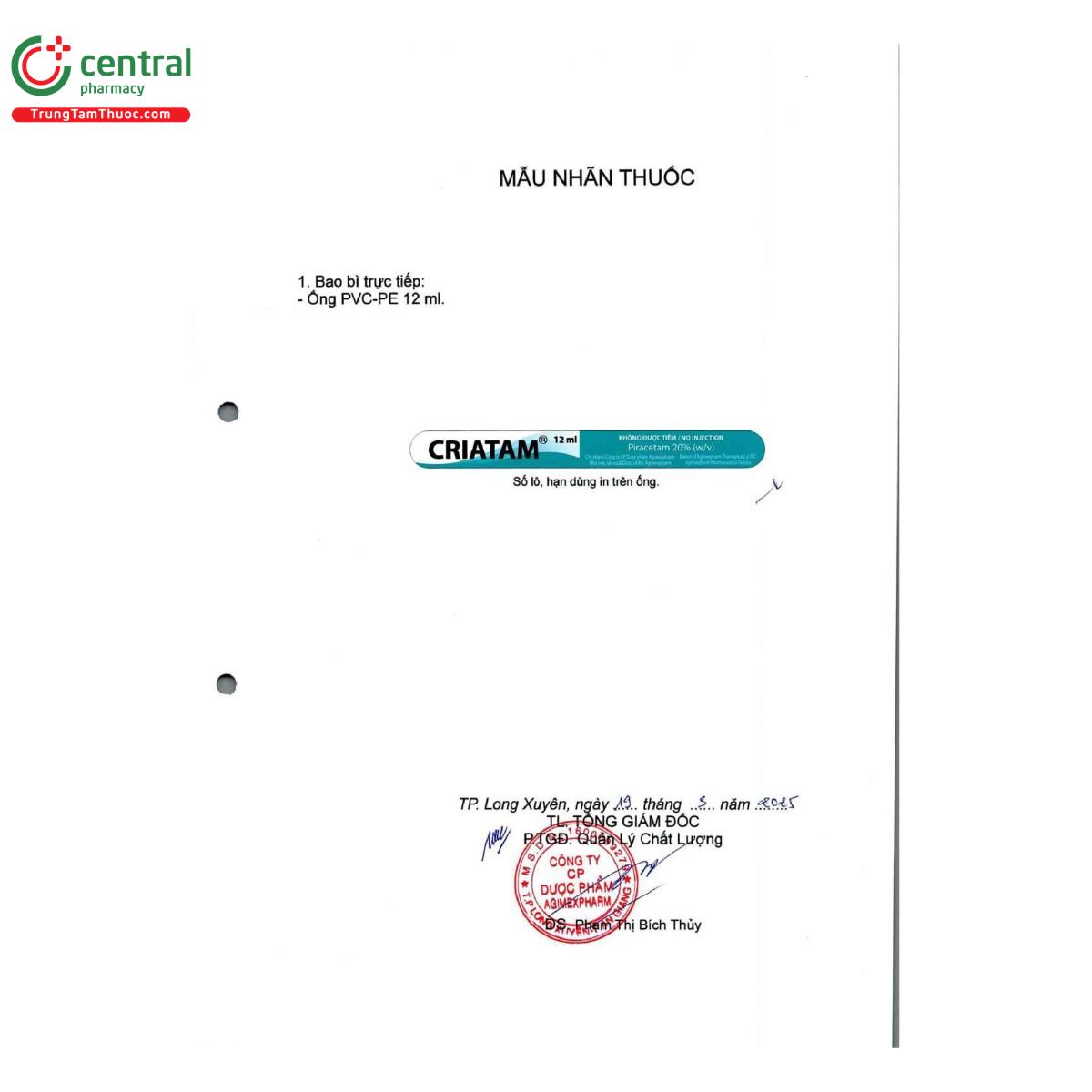 thuoc criatam 20 9 G2266 thuoc criatam 20 9 G2266