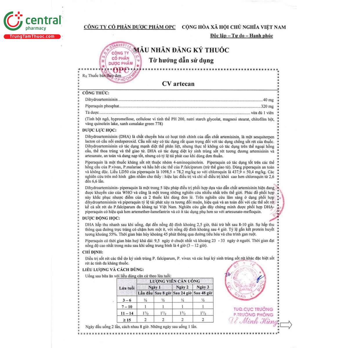 thuoc cv artecan 4 F2670 thuoc cv artecan 4 F2670