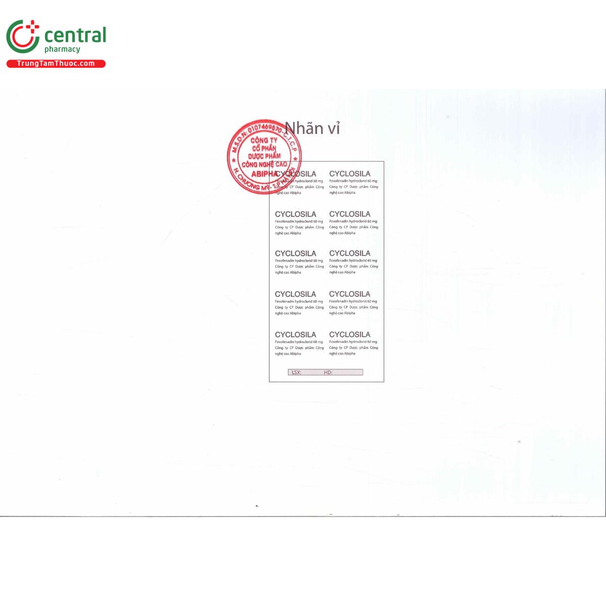 thuoc cyclosila 60mg 2 O6552 thuoc cyclosila 60mg 2 O6552