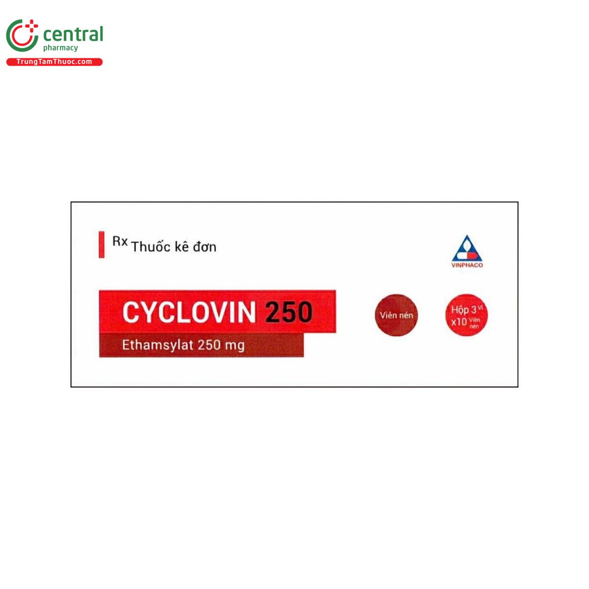 thuoc cyclovin 250mg U8031