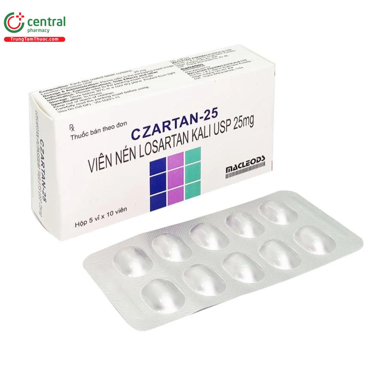 thuoc czartan 25 B0114 thuoc czartan 25 B0114