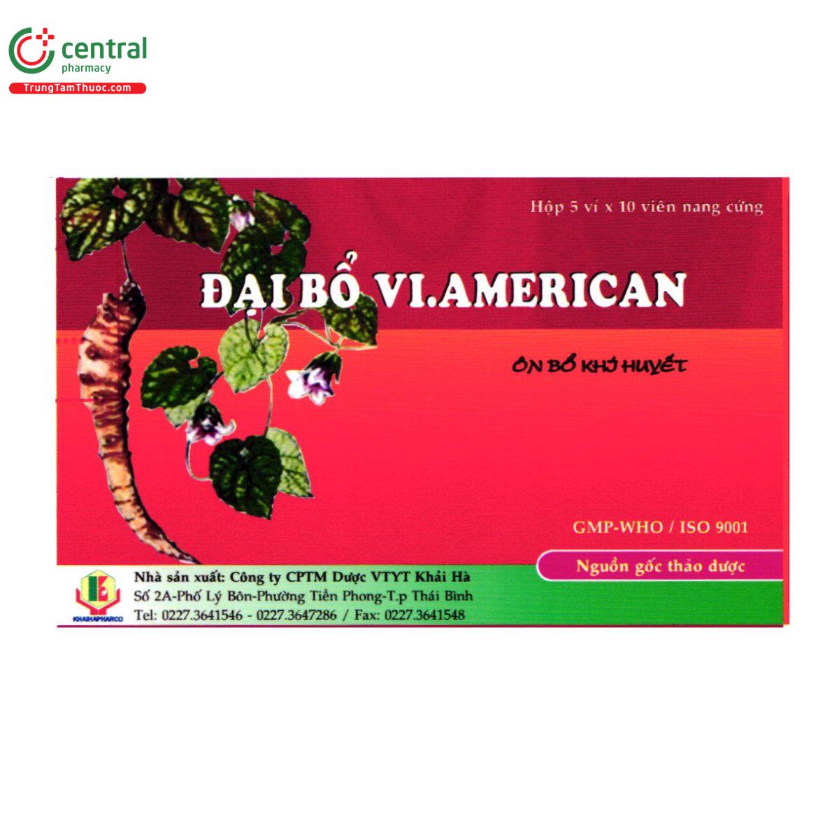 thuoc dai bo vi american 1 H2463 thuoc dai bo vi american 1 H2463
