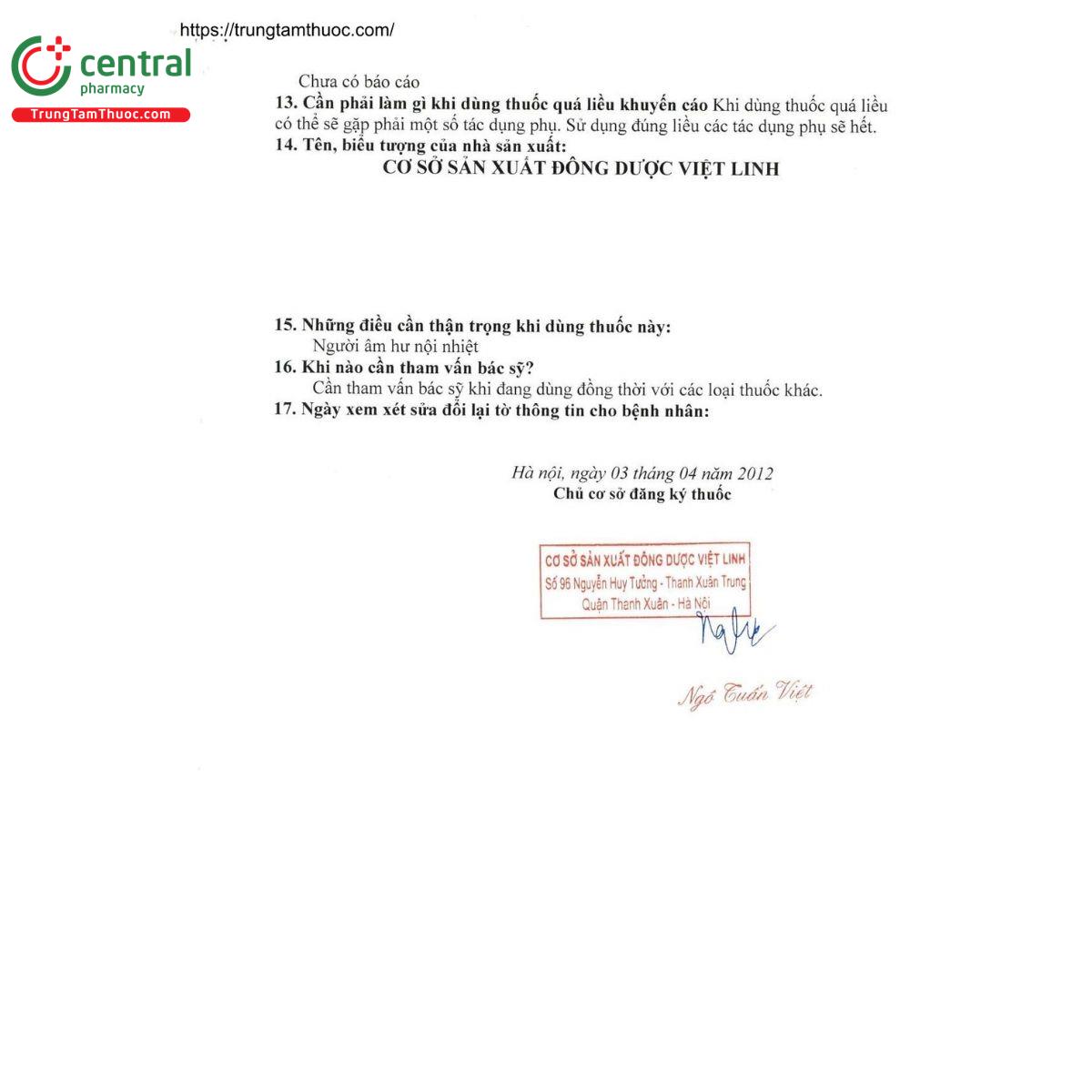 thuoc dai trang hoan viet linh 8 P6051 thuoc dai trang hoan viet linh 8 P6051