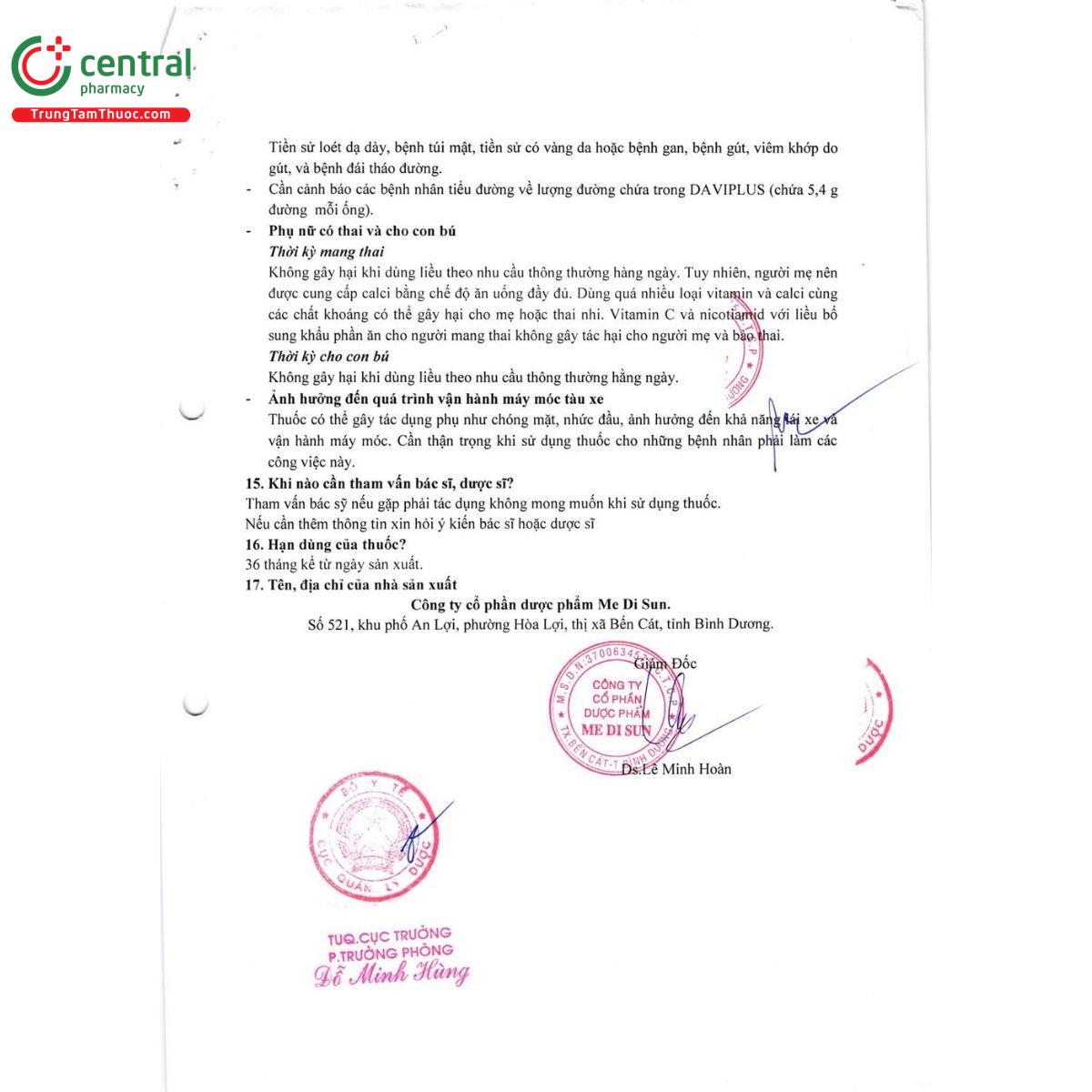 thuoc daviplus 16 A0718
