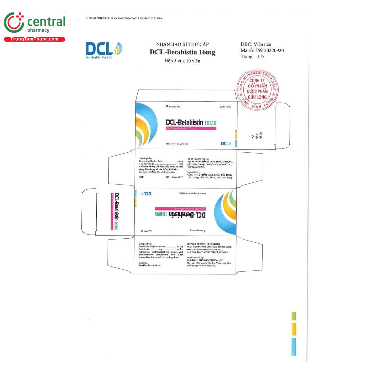 thuoc dcl betahistin 16mg 2 Q6266 thuoc dcl betahistin 16mg 2 Q6266