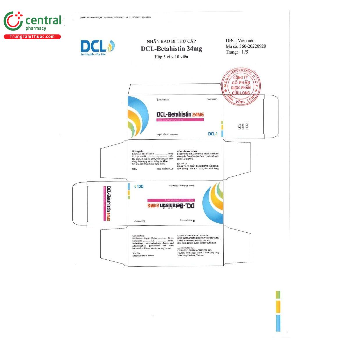 thuoc dcl betahistin 24mg 2 N5314 thuoc dcl betahistin 24mg 2 N5314