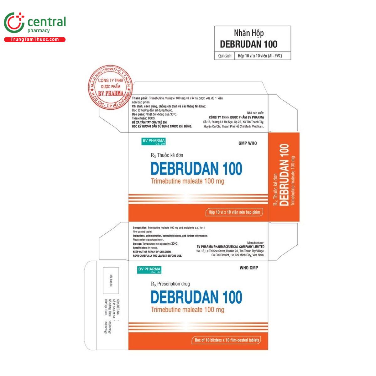 thuoc debrudan 100mg 5 O6603 thuoc debrudan 100mg 5 O6603