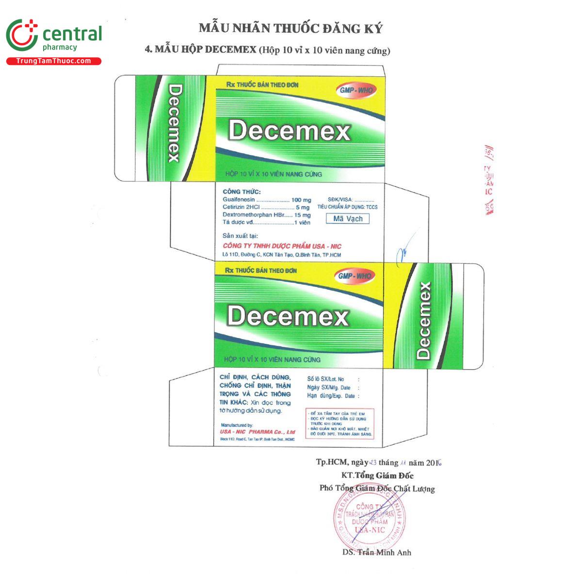 thuoc decemex 5 V8716