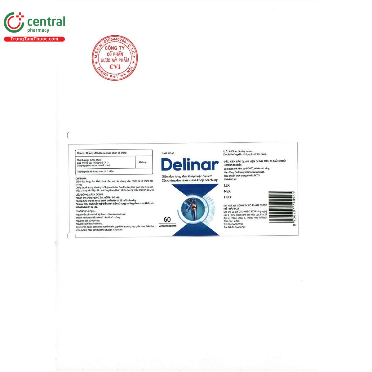 thuoc delinar 9 M5323