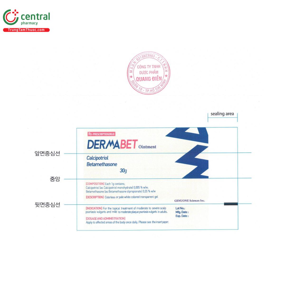 thuoc dermabet 5 N5675 thuoc dermabet 5 N5675
