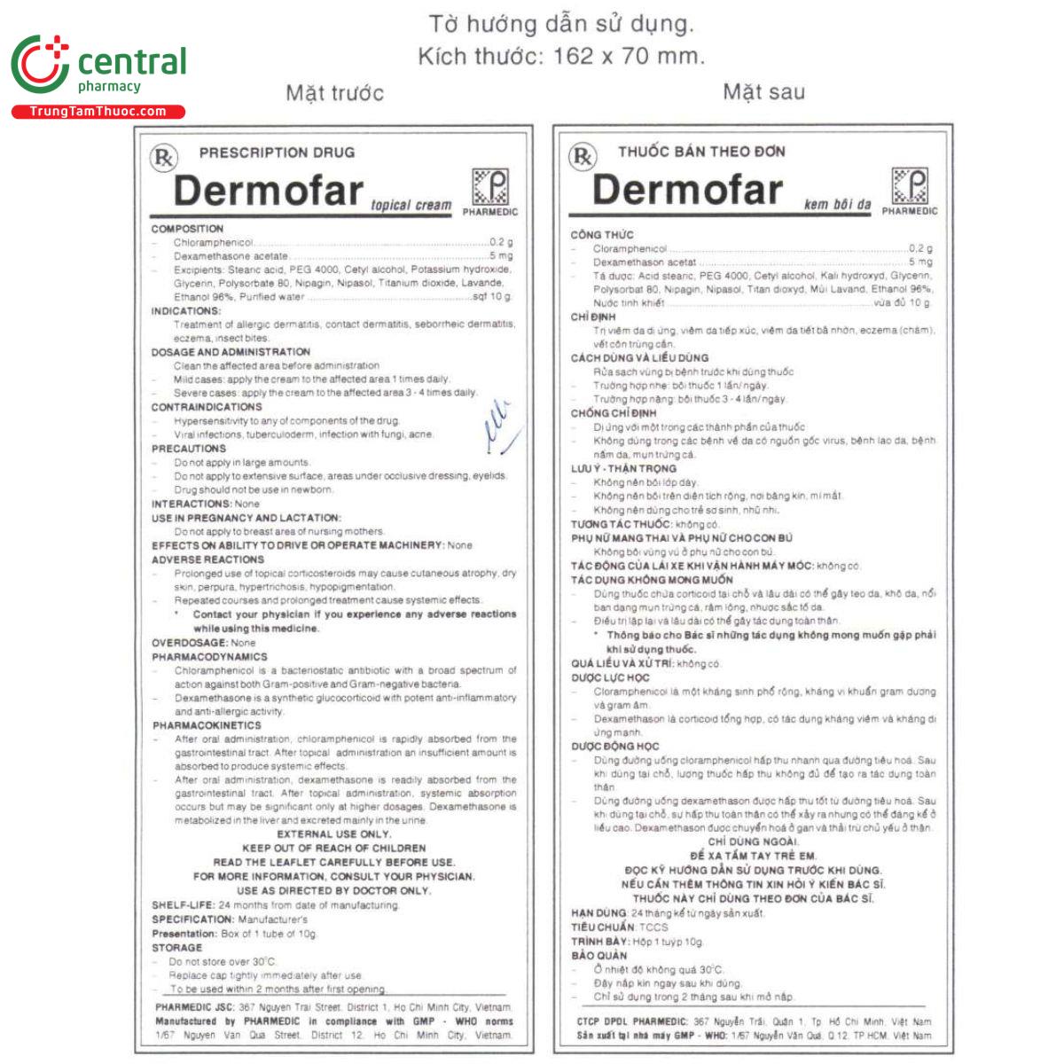 thuoc dermofar 10 T8640 thuoc dermofar 10 T8640