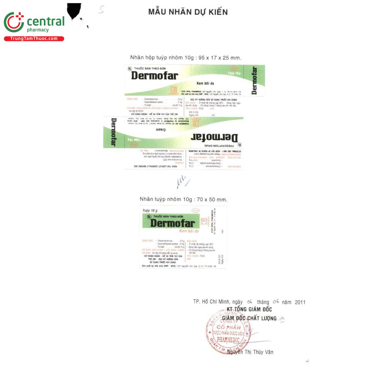 thuoc dermofar 9 M4001 thuoc dermofar 9 M4001