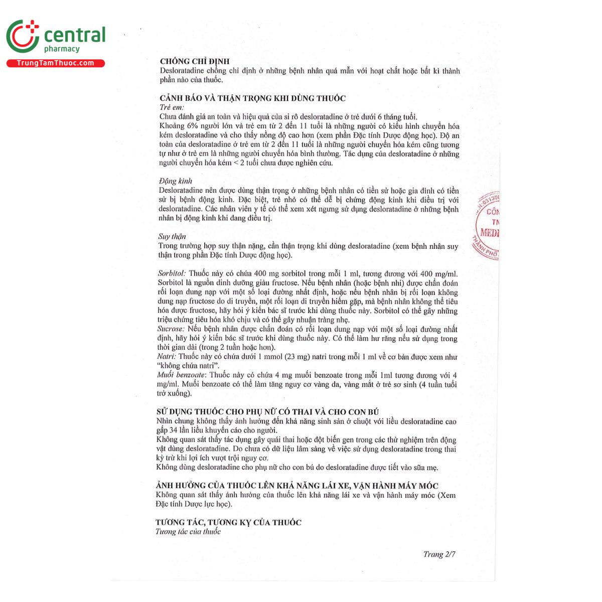 thuoc deslodin 2 5 mg 5ml 4 H3150