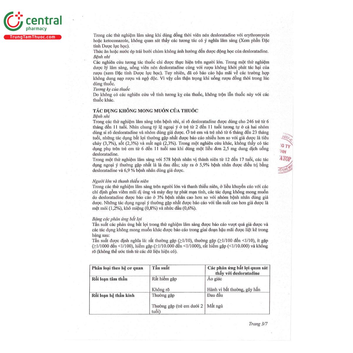 thuoc deslodin 2 5 mg 5ml 5 V8411