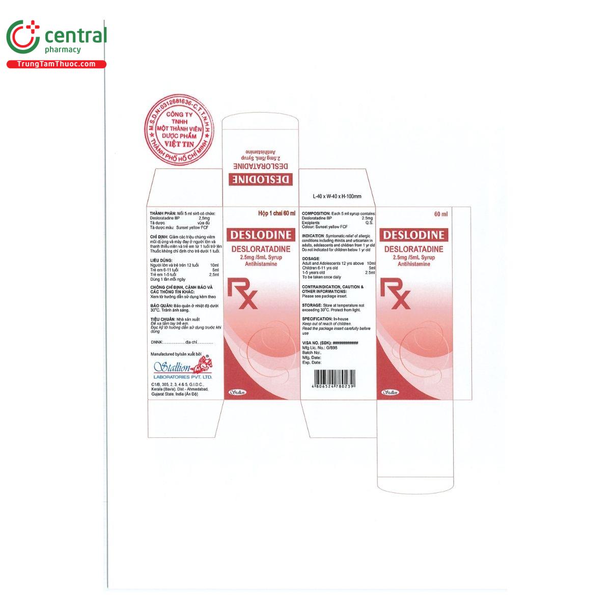 thuoc deslodine 2 5mg 5ml 2 J4737