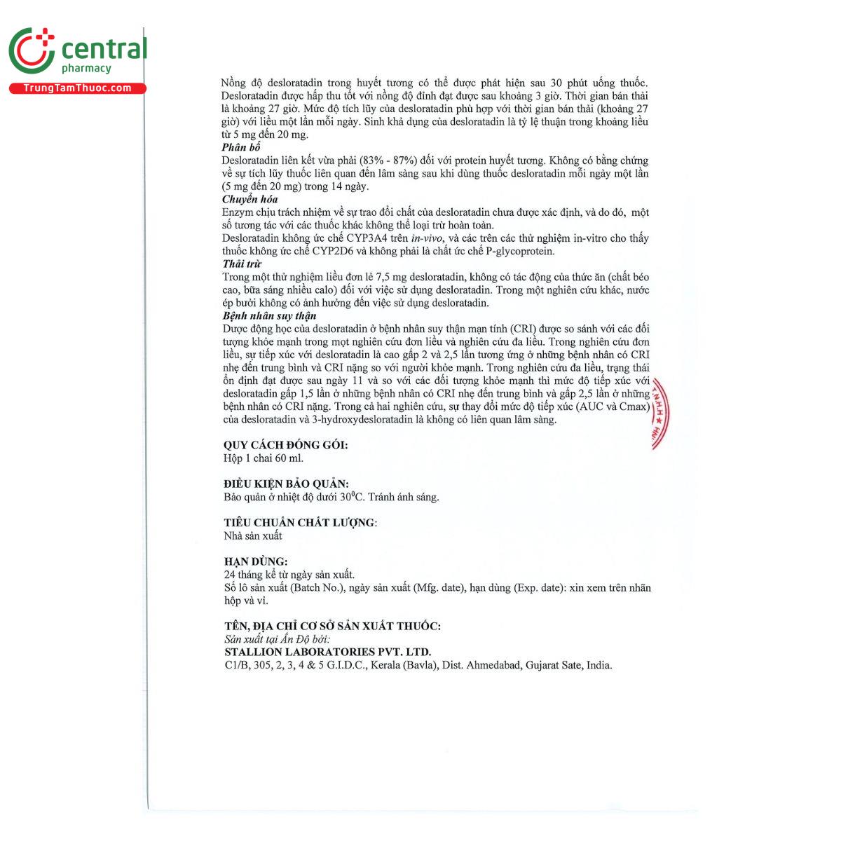 thuoc deslodine 2 5mg 5ml 8 J3134