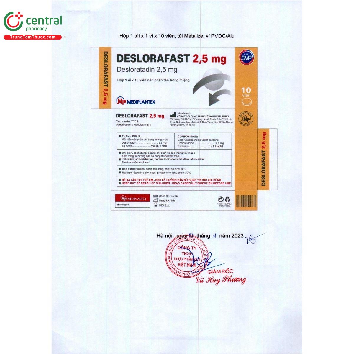 thuoc deslorafast 2 5mg 7 S7278 thuoc deslorafast 2 5mg 7 S7278