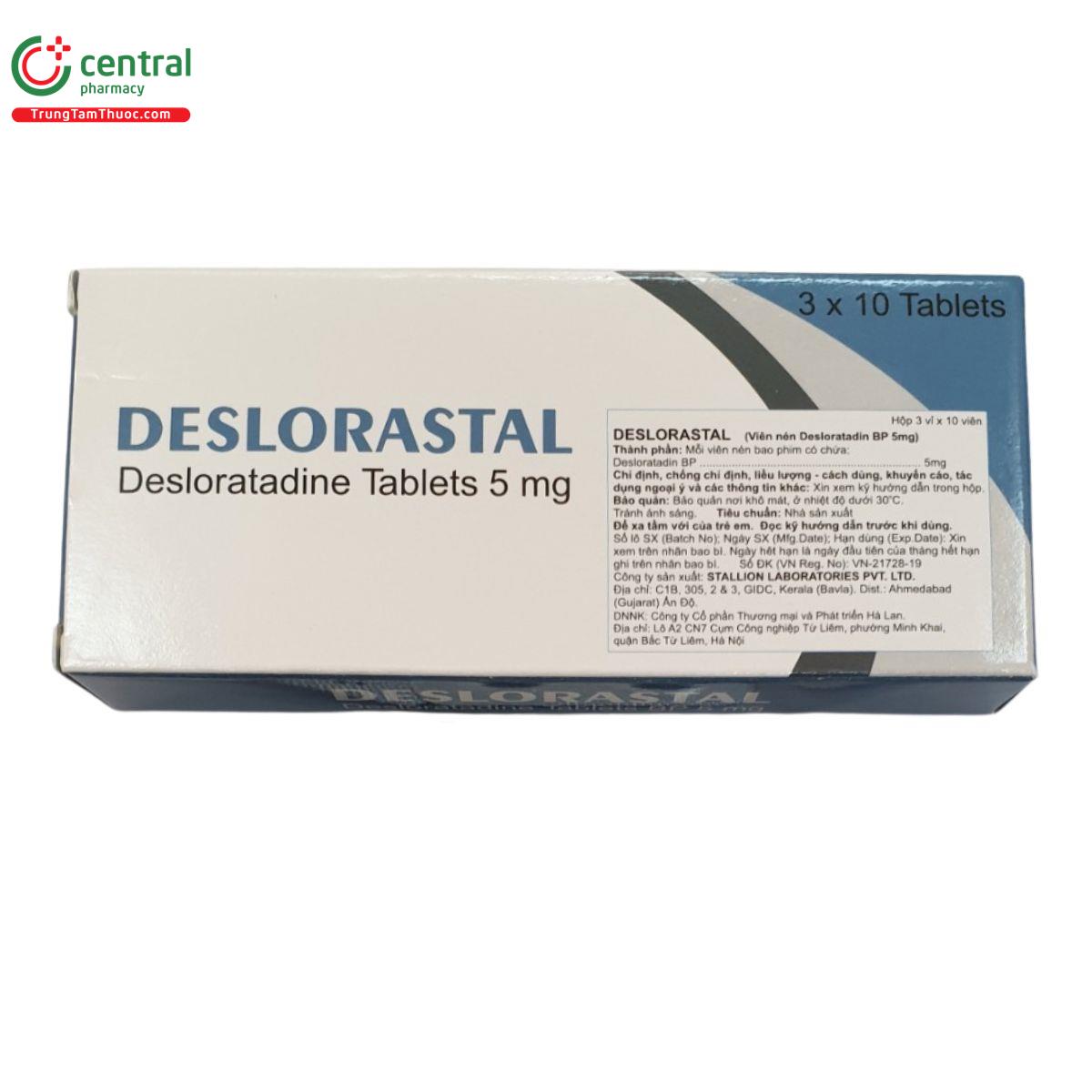 thuoc deslorastal 5mg 2 B0388 thuoc deslorastal 5mg 2 B0388