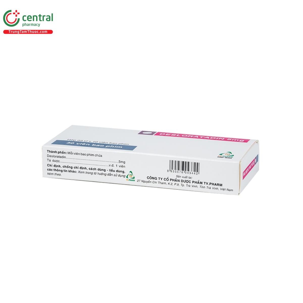 thuoc desloratadin 5mg tv pharm 4 S7860 thuoc desloratadin 5mg tv pharm 4 S7860