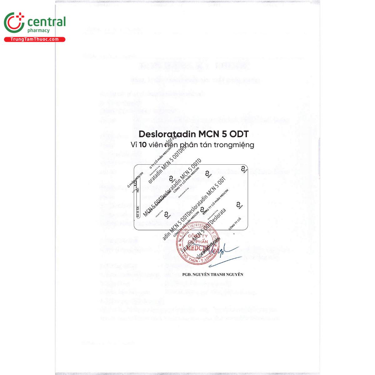 thuoc desloratadin mcn 5 odt 6 E2174 thuoc desloratadin mcn 5 odt 6 E2174