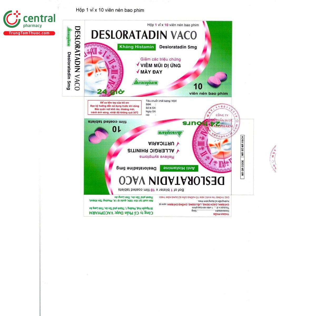 thuoc desloratadin vaco 5mg 3 Q6375 thuoc desloratadin vaco 5mg 3 Q6375