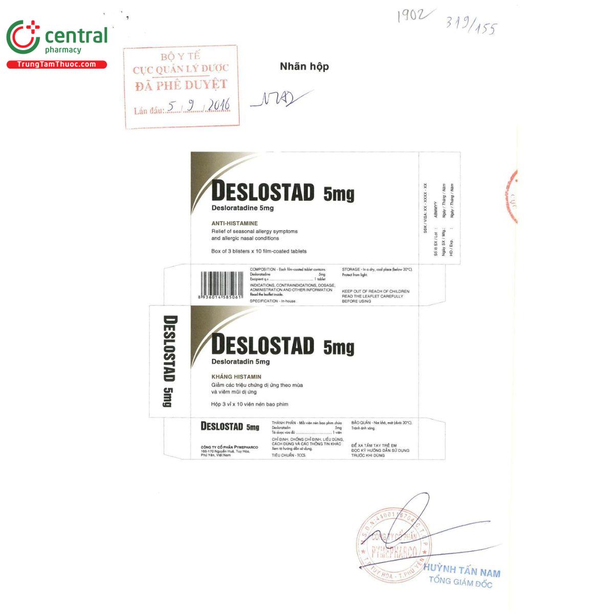 thuoc deslostad 5mg 4 U8768 thuoc deslostad 5mg 4 U8768