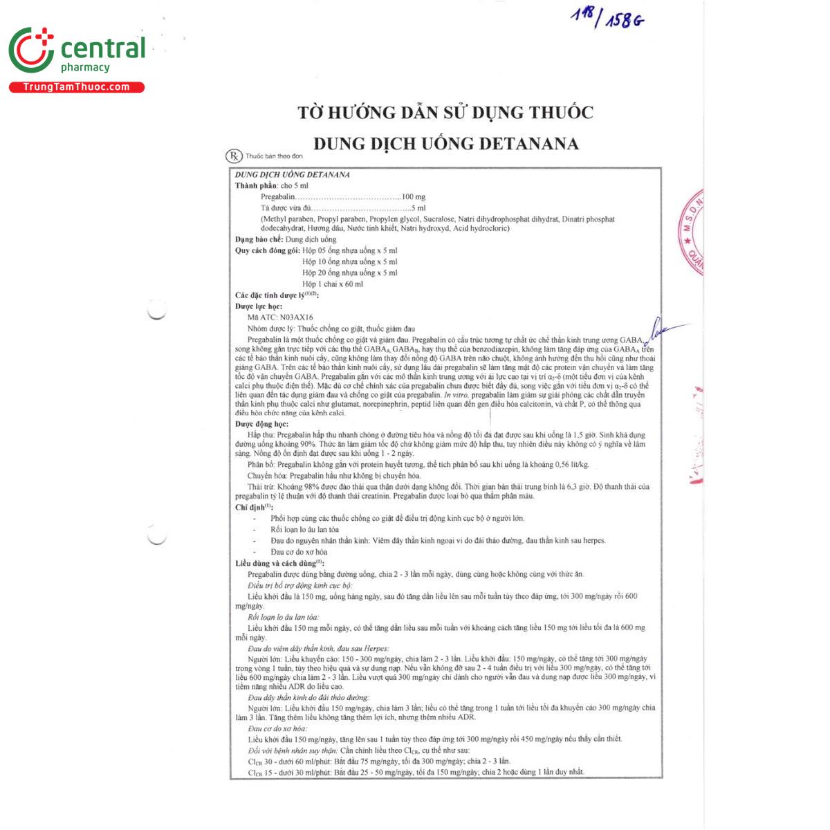 thuoc detanana 100mg 5ml 5 O5755 thuoc detanana 100mg 5ml 5 O5755