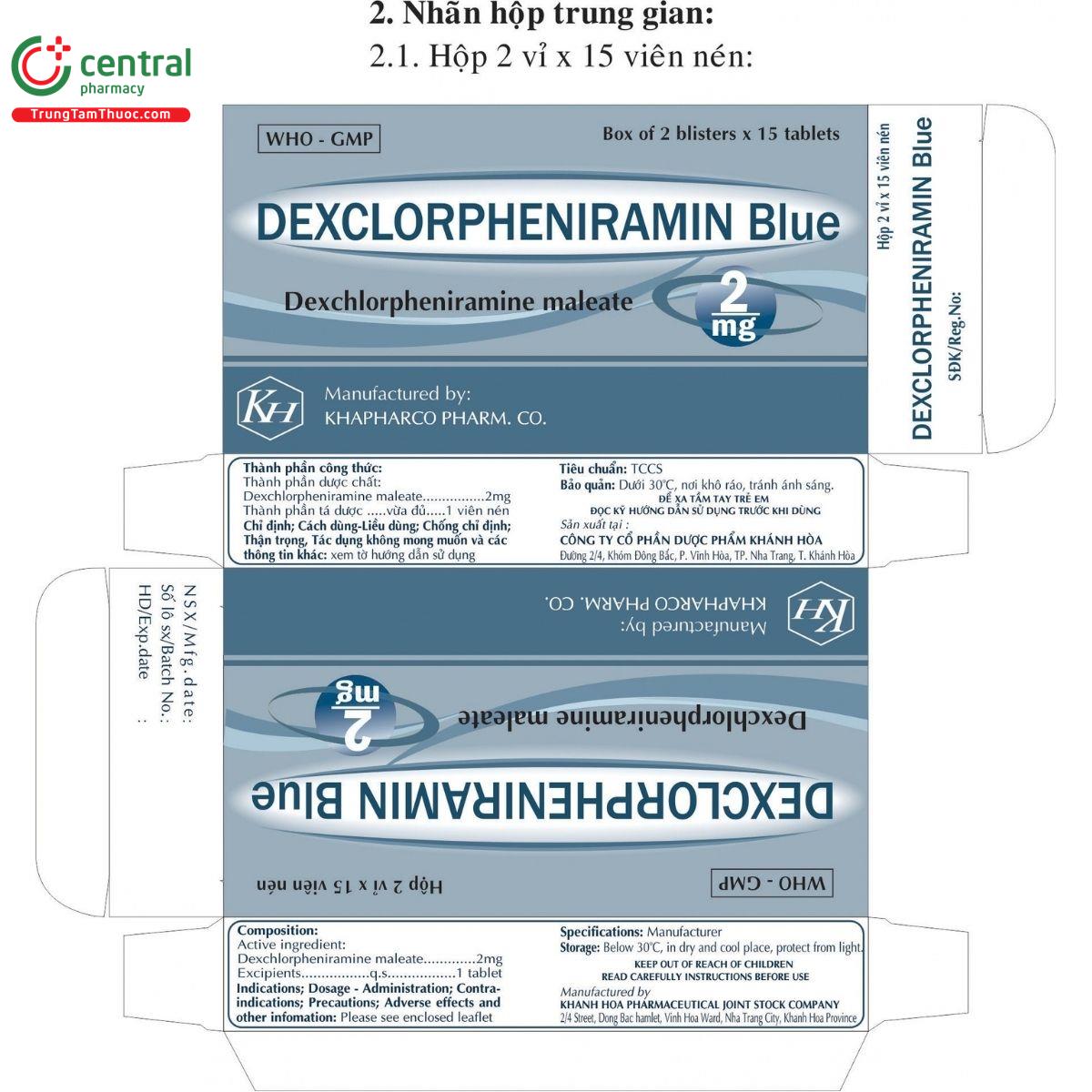 thuoc dexclorpheniramin blue 4 F2172