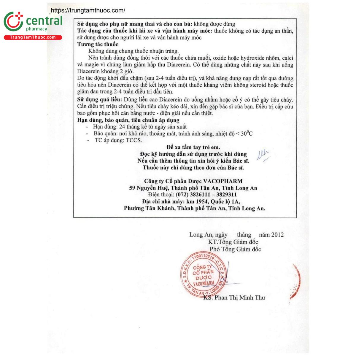 thuoc diacerein 50mg vacopharm 5 I3783 thuoc diacerein 50mg vacopharm 5 I3783