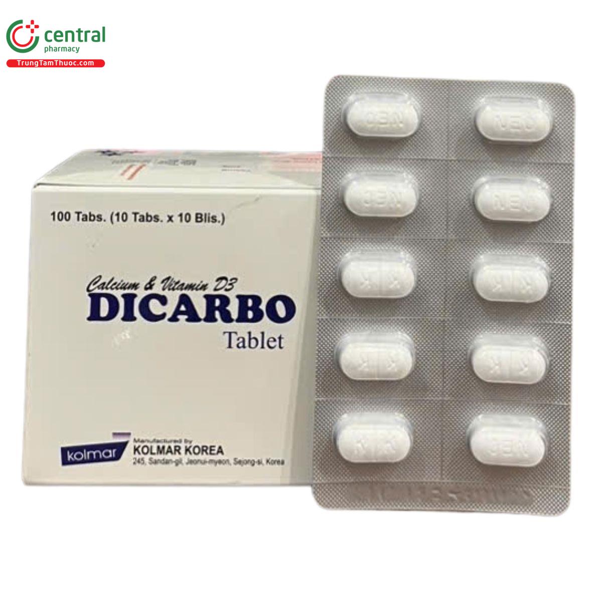 thuoc dicarbo tablet 13 G2458