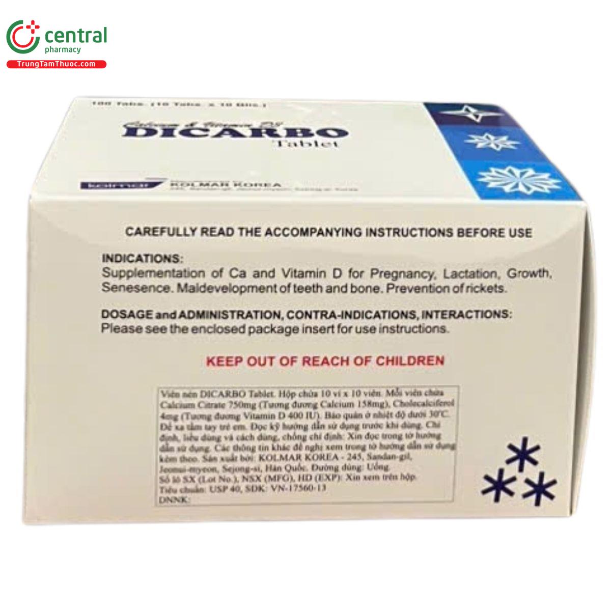 thuoc dicarbo tablet Q6620